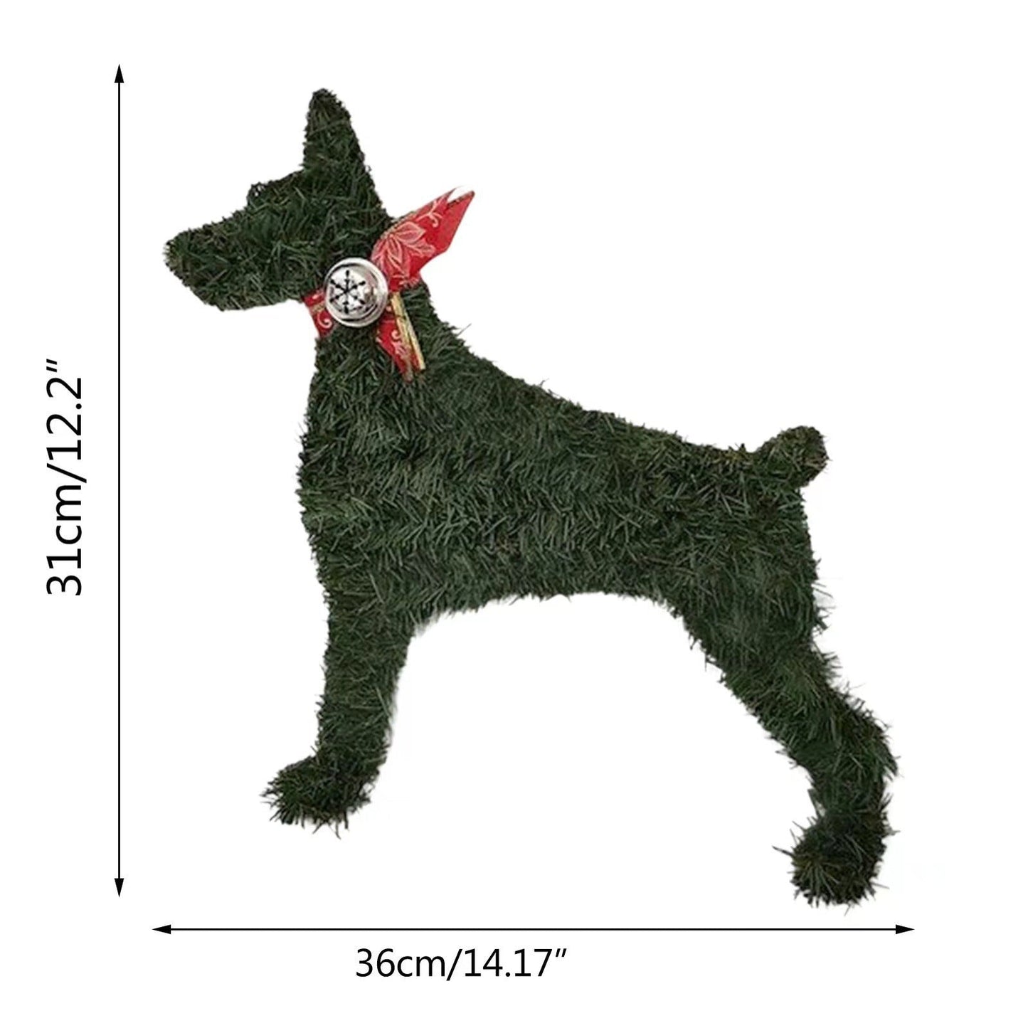 Holiday Pets Straw Wreath Door Hanging - Cake Pops Parties
