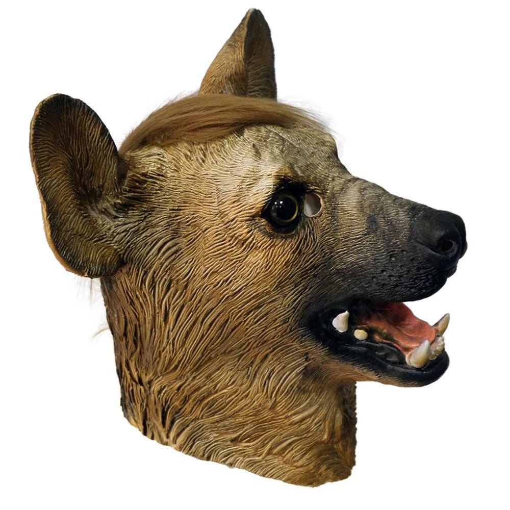 Hyena Animal Mask Latex Fancy Party - Cake Pops Parties
