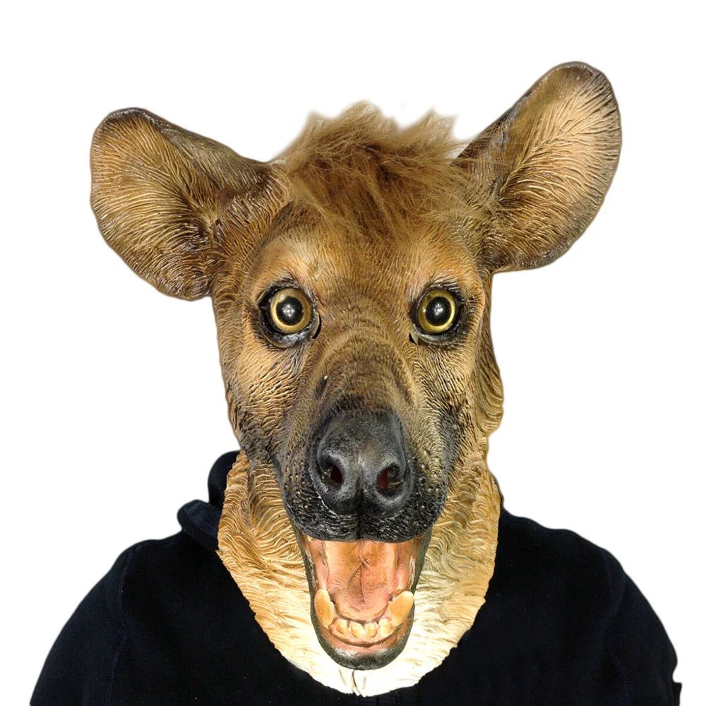 Hyena Animal Mask Latex Fancy Party - Cake Pops Parties