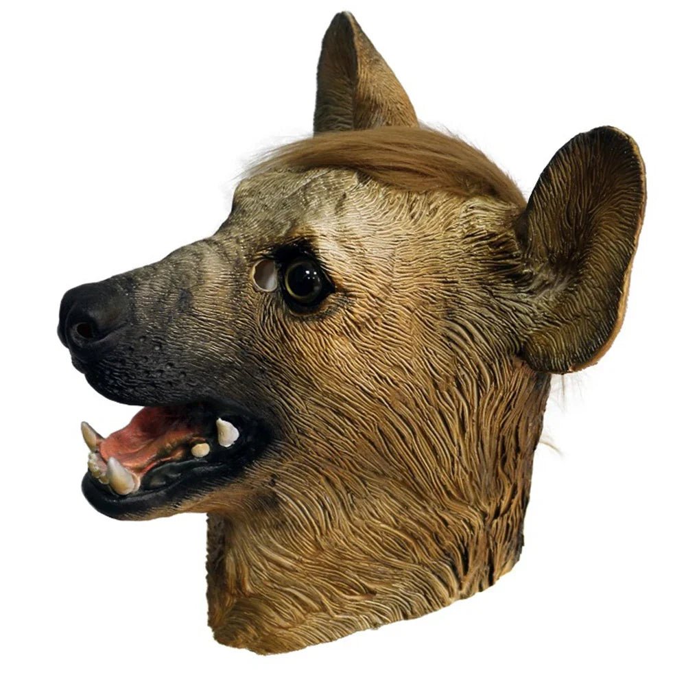 Hyena Animal Mask Latex Fancy Party - Cake Pops Parties