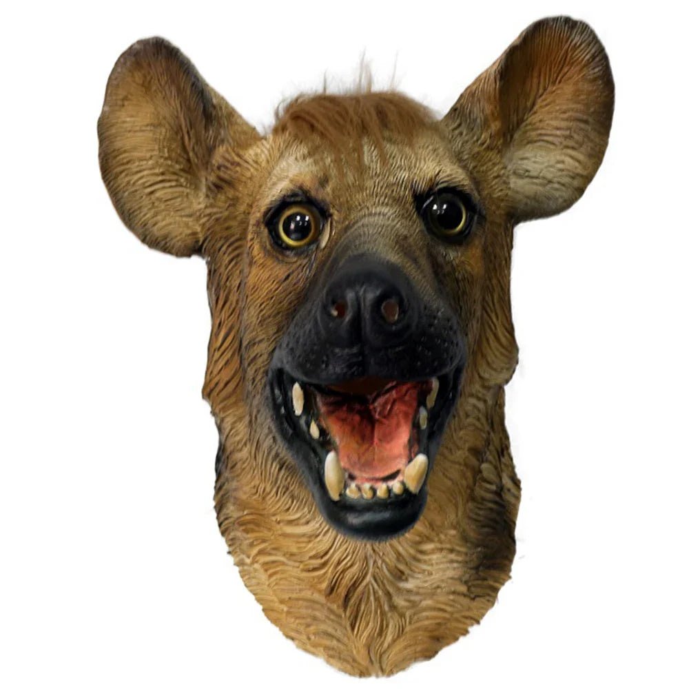 Hyena Animal Mask Latex Fancy Party - Cake Pops Parties