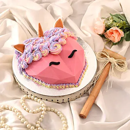 Unicorn Birthday Celebration Sponge Cake