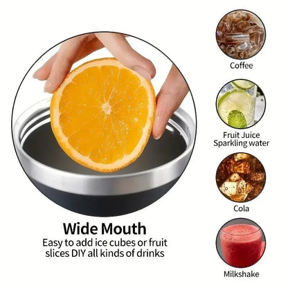 Insulated 40oz Mug Water Bottle with Handle & Straw - Cake Pops Parties