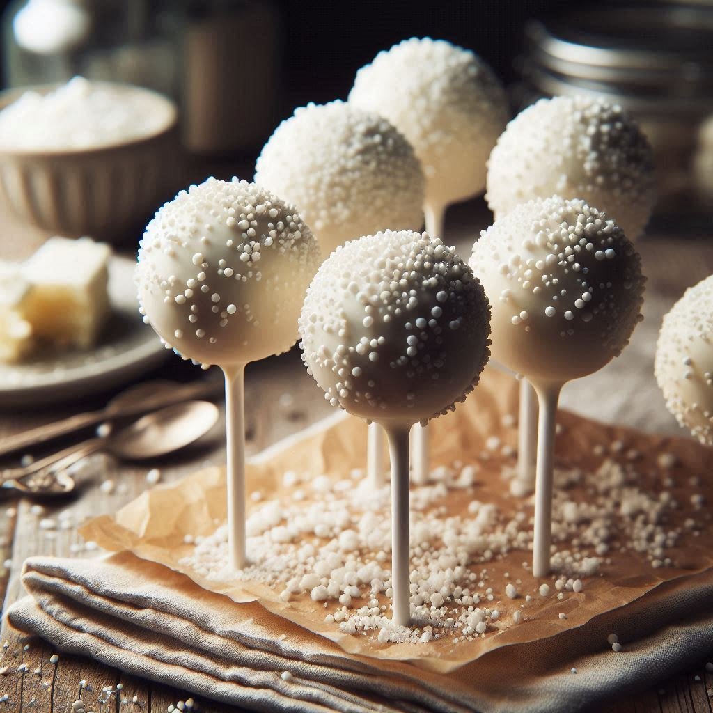 Ivory Cream Cake Pops: Perfect for Elegant Celebrations - Cake Pops Parties