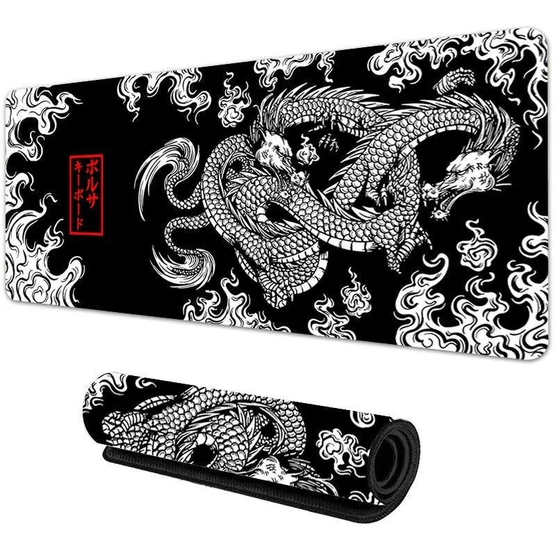 Japanese Dragon XXL Gaming Mousepad - Cake Pops Parties
