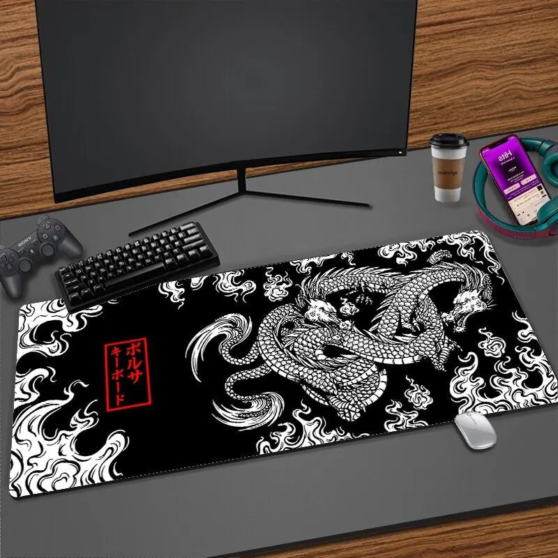 Japanese Dragon XXL Gaming Mousepad - Cake Pops Parties