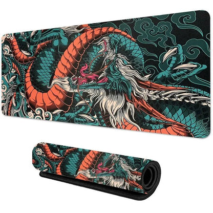 Japanese Dragon XXL Gaming Mousepad - Cake Pops Parties