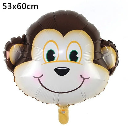 Jungle Animal Foil Balloon Set - Cake Pops Parties