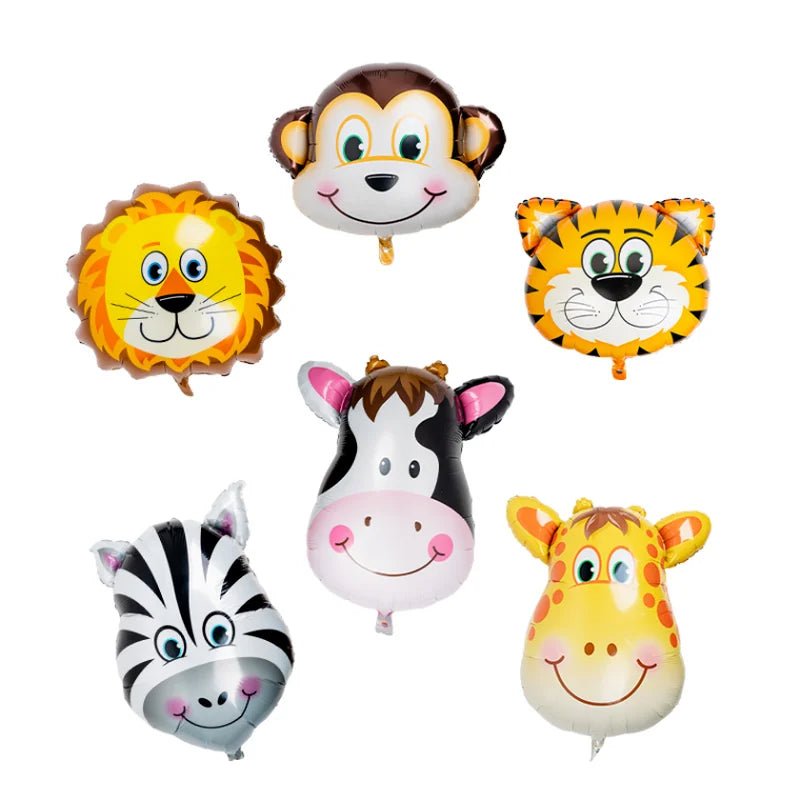 Jungle Animal Foil Balloon Set - Cake Pops Parties