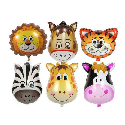 Jungle Animal Foil Balloon Set - Cake Pops Parties
