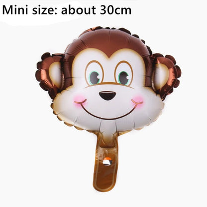 Jungle Animal Foil Balloon Set - Cake Pops Parties