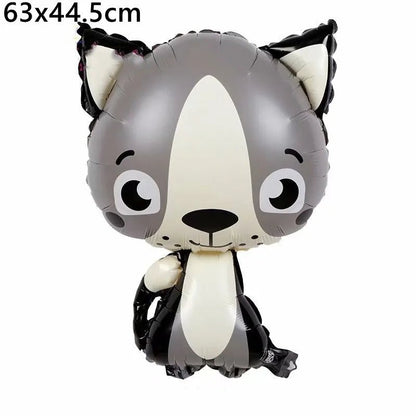 Jungle Animal Foil Balloon Set - Cake Pops Parties