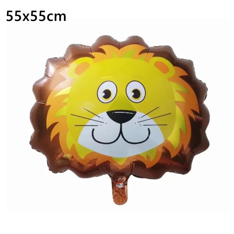 Jungle Animal Foil Balloon Set - Cake Pops Parties