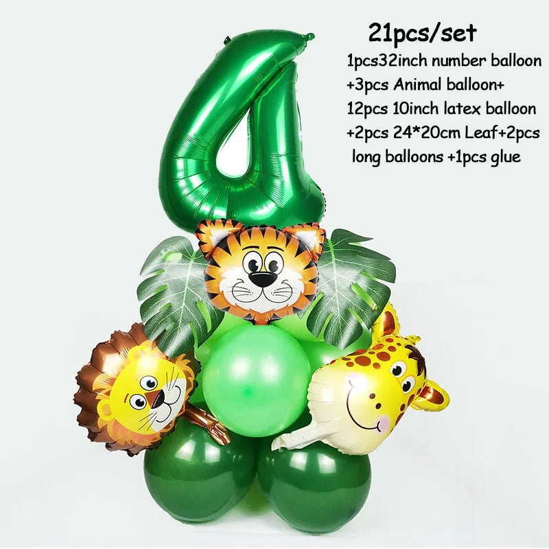 Jungle Safari Party Supplies Set - Cake Pops Parties