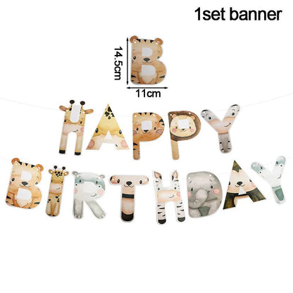 Jungle Safari Party Supplies Set - Cake Pops Parties