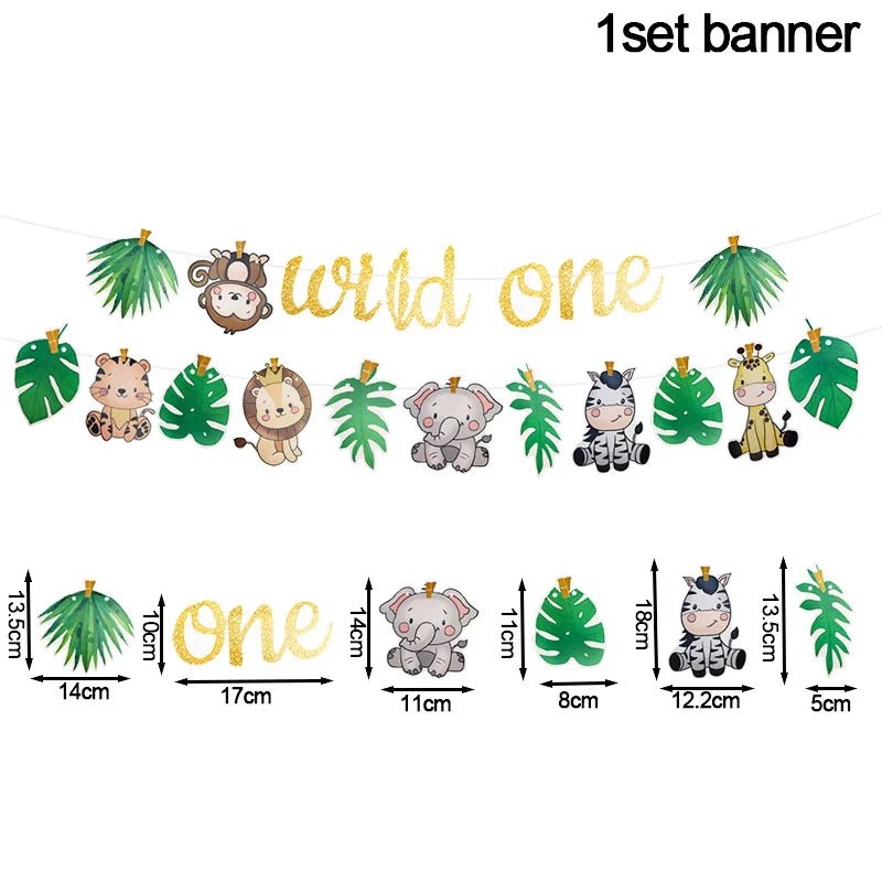 Jungle Safari Party Supplies Set - Cake Pops Parties