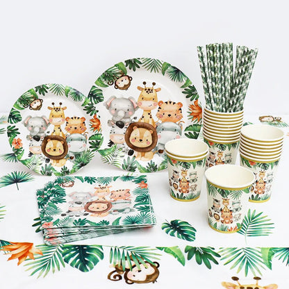 Jungle Safari Party Supplies Set - Cake Pops Parties