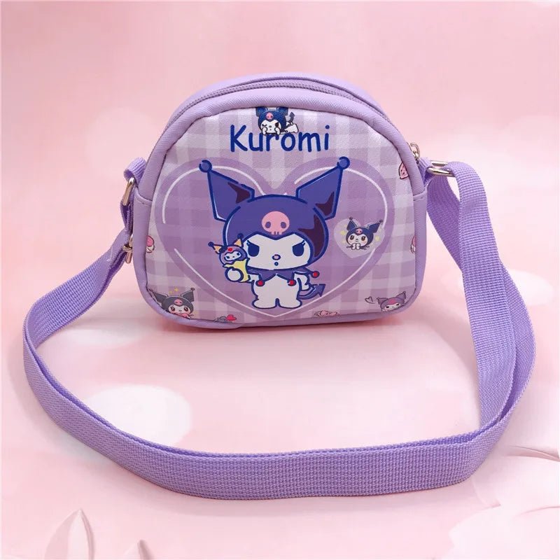 Kawaii Sanrio Crossbody Bag Hello Kitty Kuromi PU Coin Purse - Cake Pops Parties