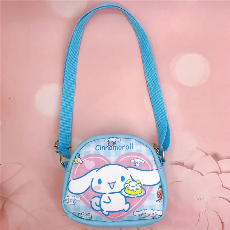 Kawaii Sanrio Crossbody Bag Hello Kitty Kuromi PU Coin Purse - Cake Pops Parties