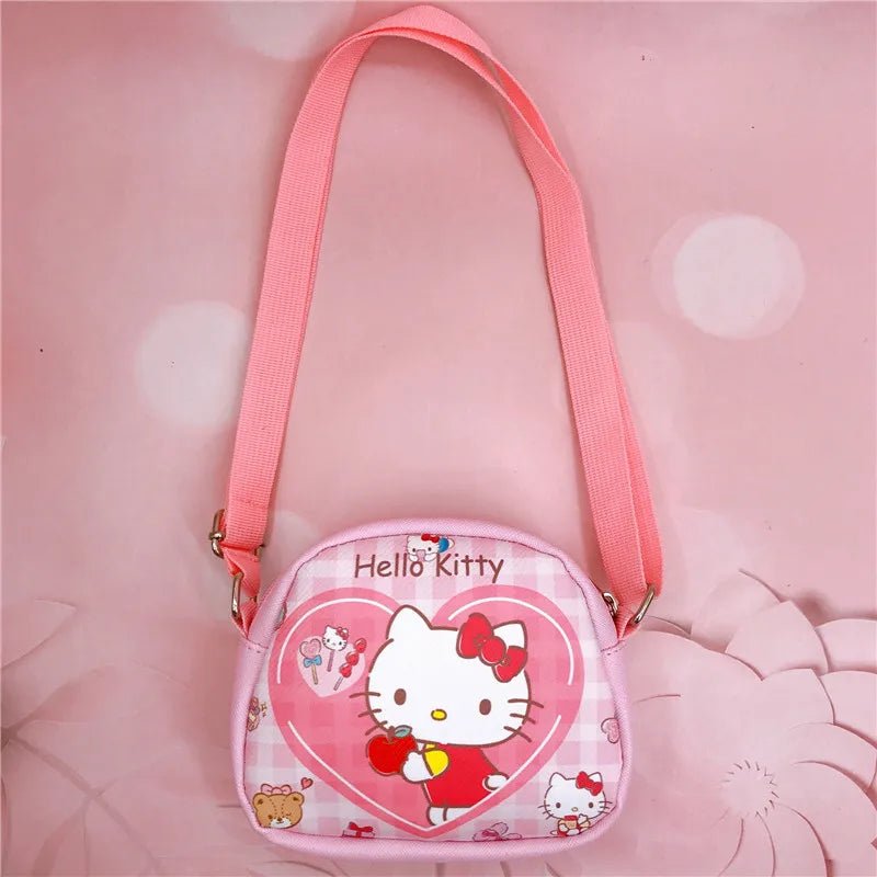 Kawaii Sanrio Crossbody Bag Hello Kitty Kuromi PU Coin Purse - Cake Pops Parties