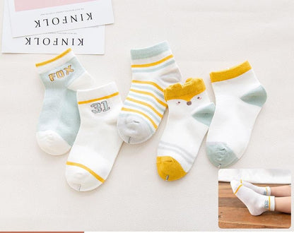 Kids' Breathable Cotton Short Socks - Cake Pops Parties