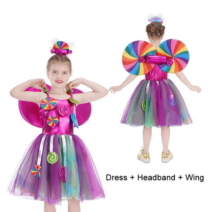 Kids Candy Dress Costume - Cake Pops Parties