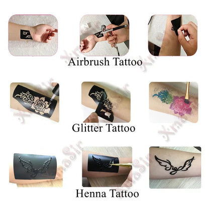 Kids Glitter Tattoo Stencil Kit - 102 Pcs - Cake Pops Parties