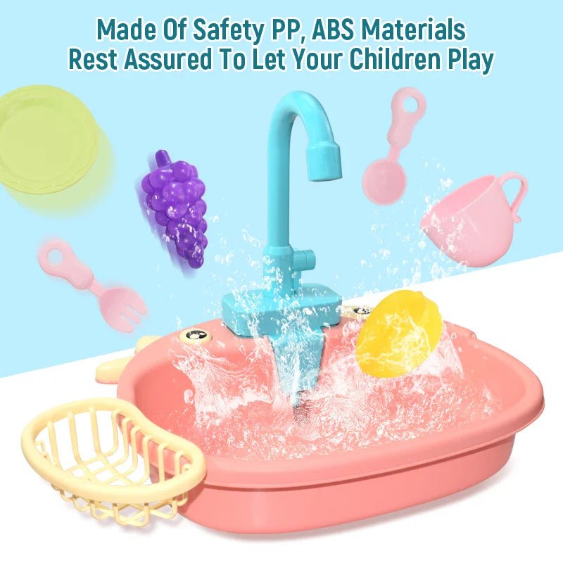 Kids Kitchen Sink Play Set - Cake Pops Parties