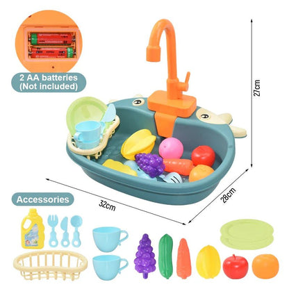 Kids Kitchen Sink Play Set - Cake Pops Parties