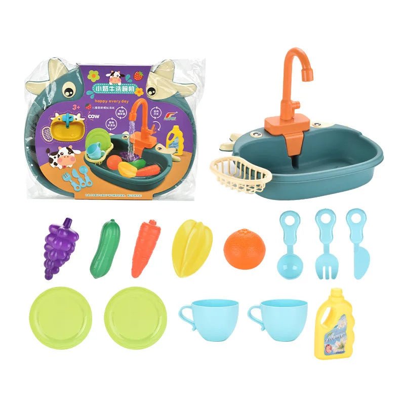 Kids Kitchen Sink Play Set - Cake Pops Parties