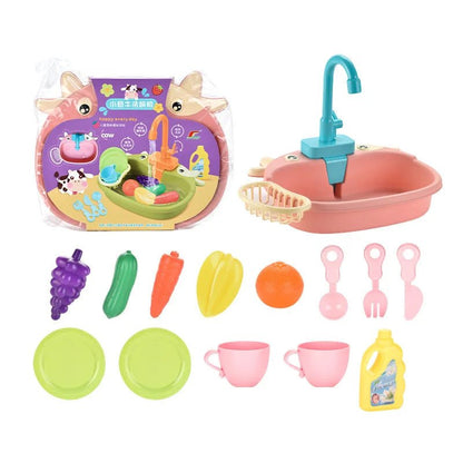 Kids Kitchen Sink Play Set - Cake Pops Parties