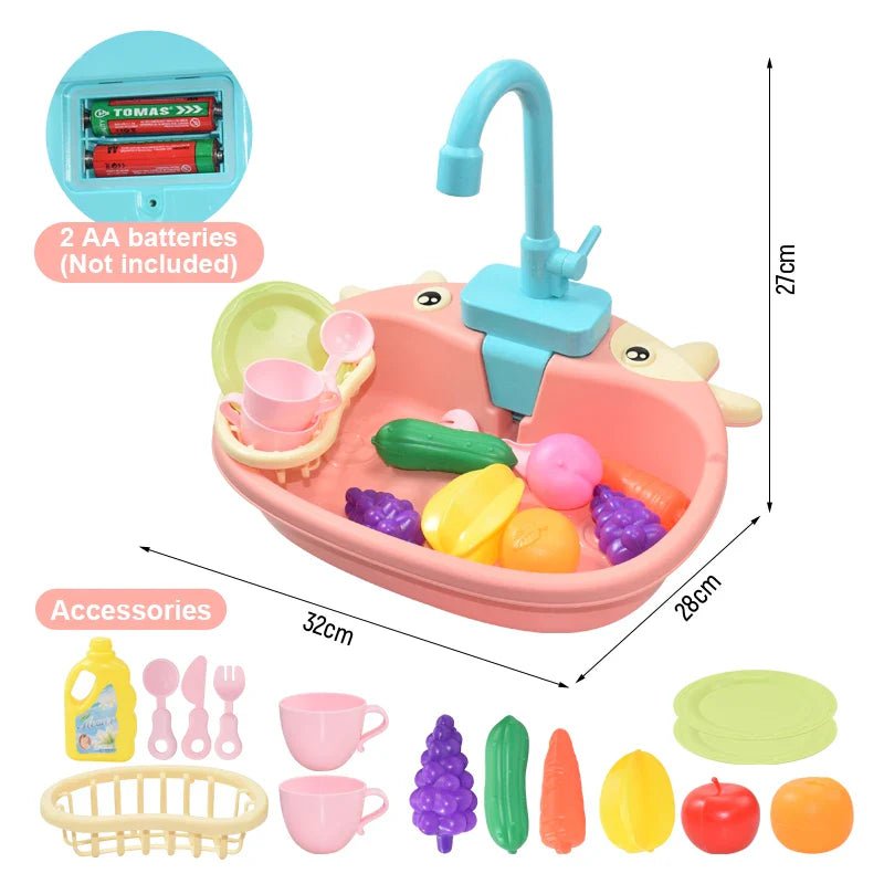 Kids Kitchen Sink Play Set - Cake Pops Parties