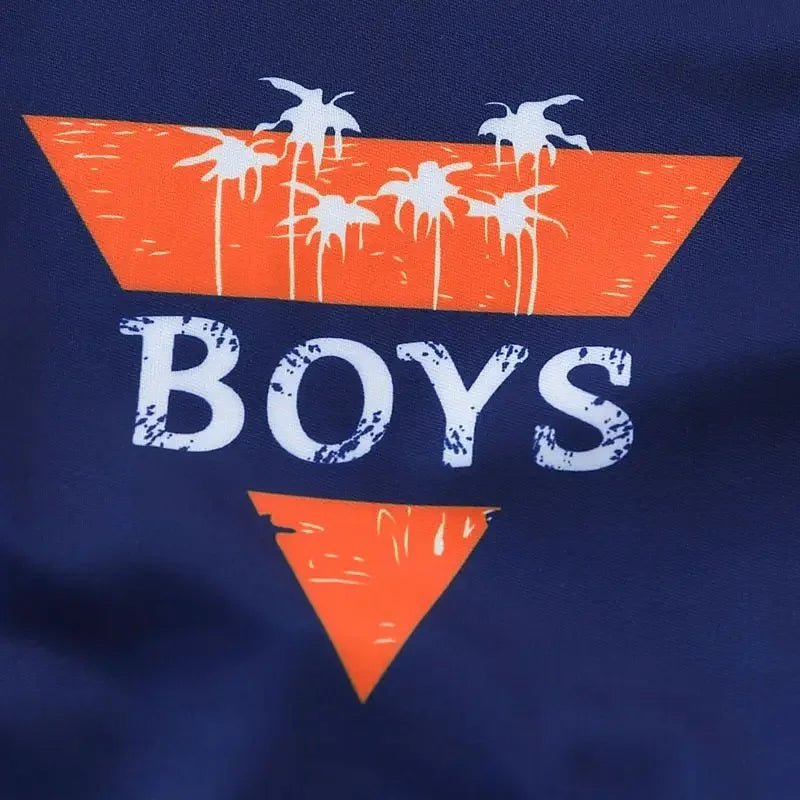 Kids Quick - Dry Suit | Boys 2pc Beach Set | Short Sleeve Top & Shorts - Cake Pops Parties
