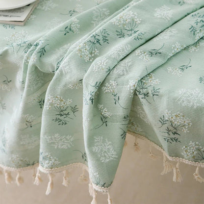 Korean Style Daisy Cotton Tablecloth - Cake Pops Parties