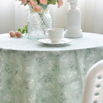 Korean Style Daisy Cotton Tablecloth - Cake Pops Parties