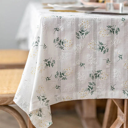 Korean Style Daisy Cotton Tablecloth - Cake Pops Parties