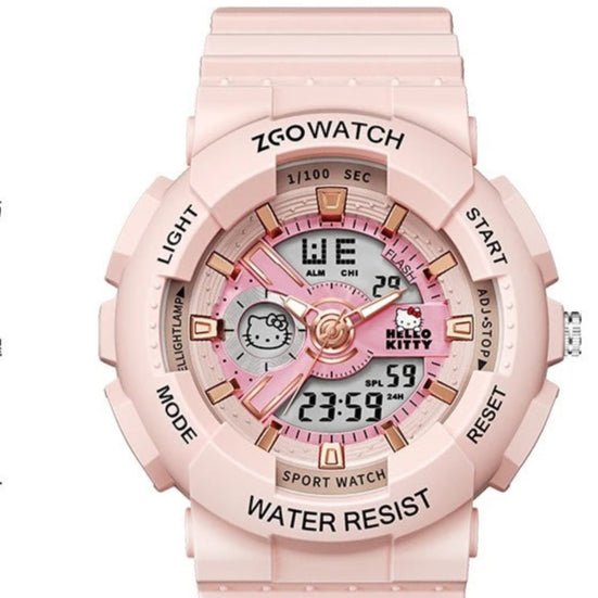 Kuromi Hello Kitty Girls Watch Waterproof Sports Multifunction - Cake Pops Parties