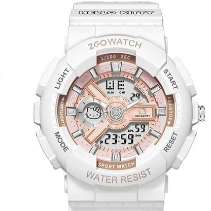 Kuromi Hello Kitty Girls Watch Waterproof Sports Multifunction - Cake Pops Parties