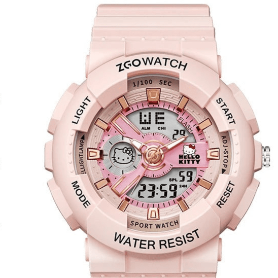 Kuromi Hello Kitty Girls Watch Waterproof Sports Multifunction - Cake Pops Parties