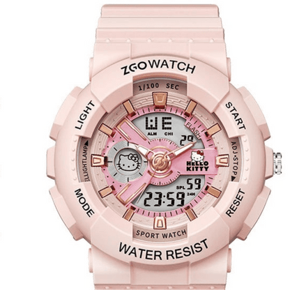 Kuromi Hello Kitty Girls Watch Waterproof Sports Multifunction - Cake Pops Parties