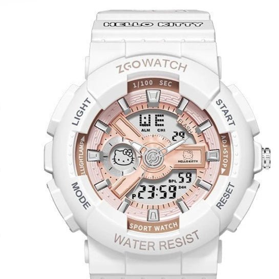 Kuromi Hello Kitty Girls Watch Waterproof Sports Multifunction - Cake Pops Parties