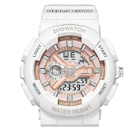 Kuromi Hello Kitty Girls Watch Waterproof Sports Multifunction - Cake Pops Parties