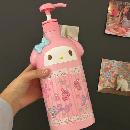 Large Capacity KT Cat Cartoon Soap Dispenser Kawaii Anime Bottle - Cake Pops Parties