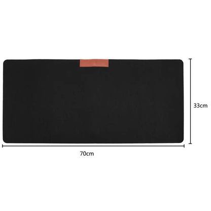 Large Office Desk Mat - Modern Wool Felt Mouse Pad - Cake Pops Parties