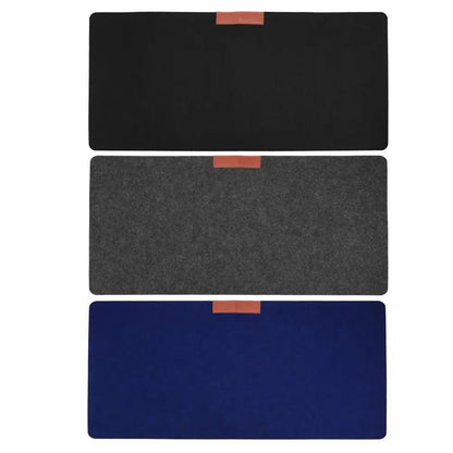 Large Office Desk Mat - Modern Wool Felt Mouse Pad - Cake Pops Parties