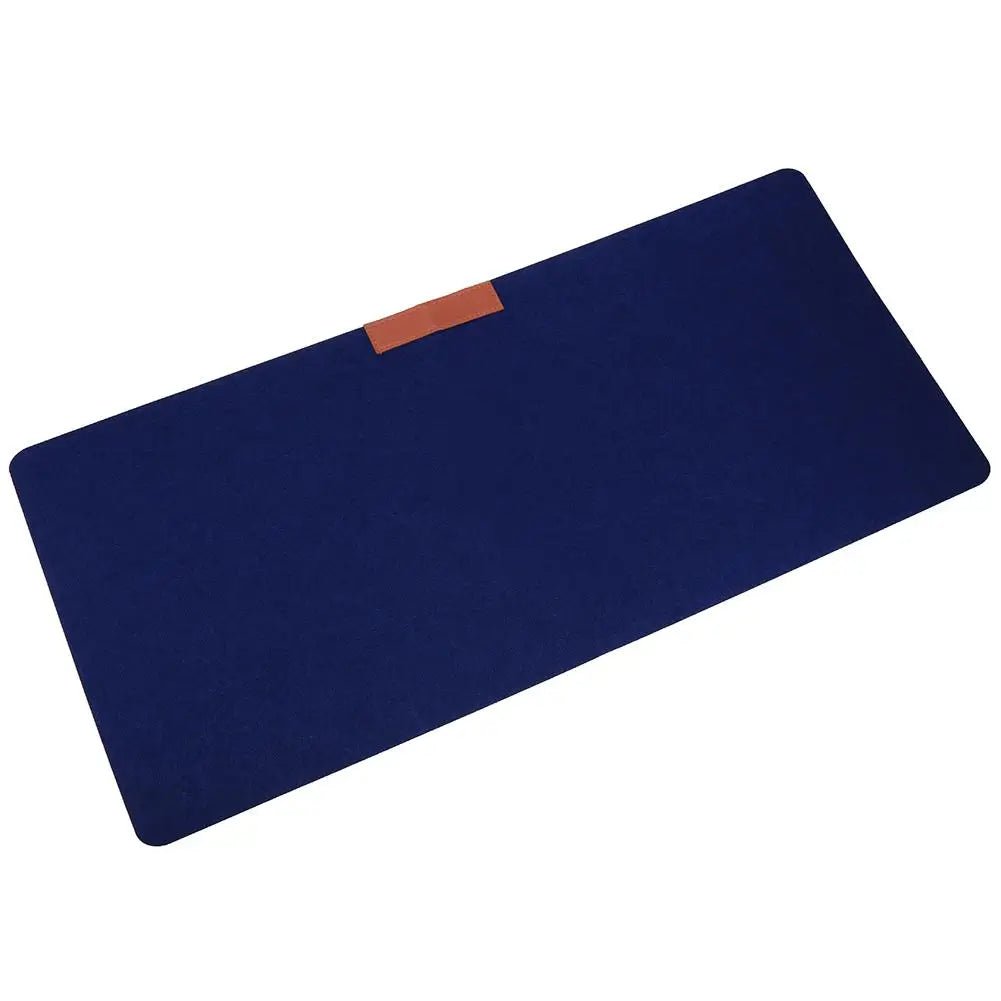 Large Office Desk Mat - Modern Wool Felt Mouse Pad - Cake Pops Parties