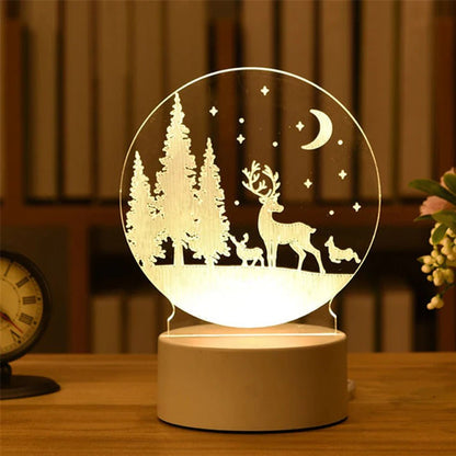 LED 3D Acrylic USB Night Light - Cake Pops Parties