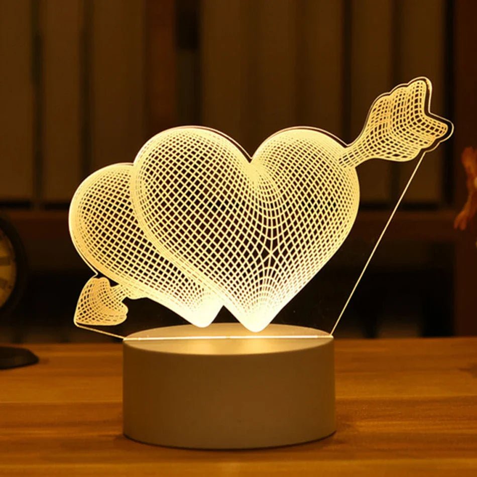 LED 3D Acrylic USB Night Light - Cake Pops Parties