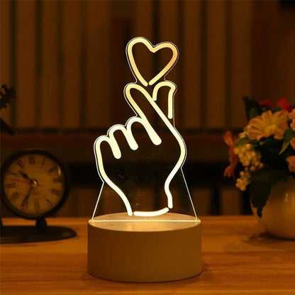LED 3D Acrylic USB Night Light - Cake Pops Parties