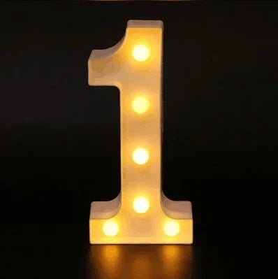 LED Alphabet Letter Lights - Cake Pops Parties